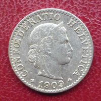 20 Rappen - Jahrgang 1909