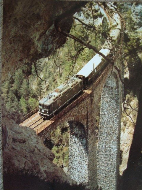 Rhb Rh Tische Bahn Ge Ii Auf Dem Landwasser Viadukt Kaufen Auf