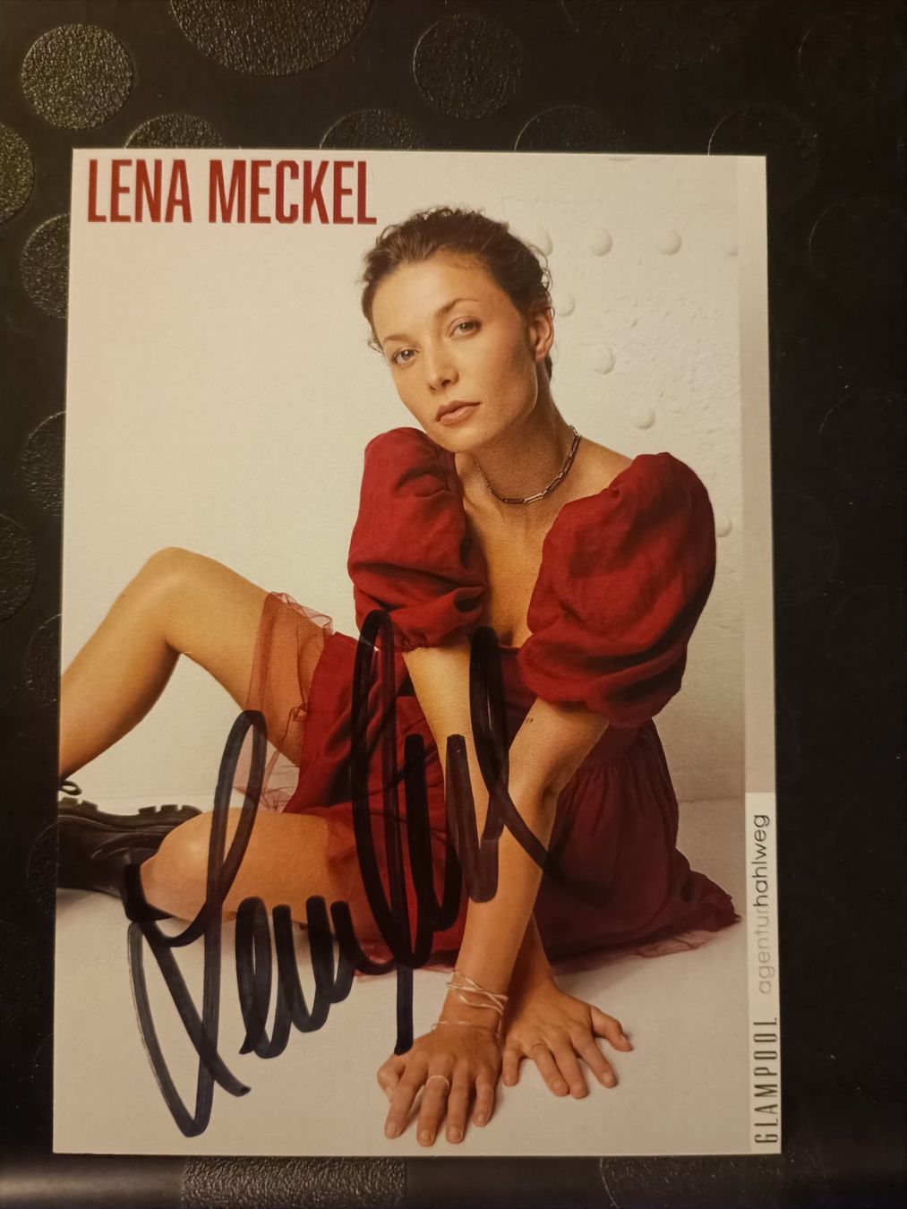 Autografi: Lena Meckel - handsigniert – Usato da Menziken venduto da Artographs