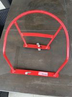 Kindersitz für Holzschlitten rot Metall 