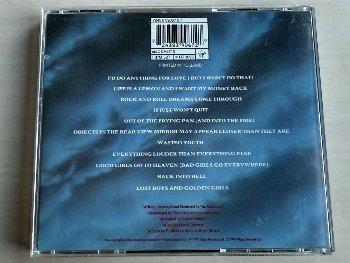 CD: Meat Loaf - Bat Out Of Hell II, – Usato da Oberried Brienz venduto da Chyara 1