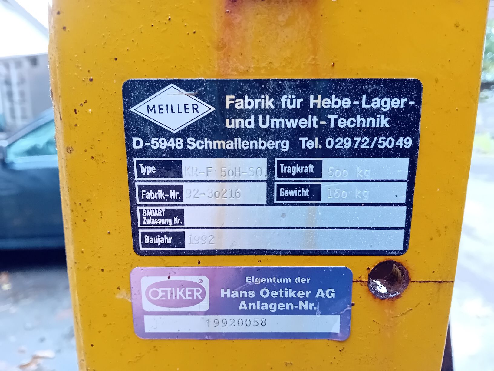 Kräne: Kleiner Werkstatt Kran – Gebraucht aus Horgen von von_g7nl 1