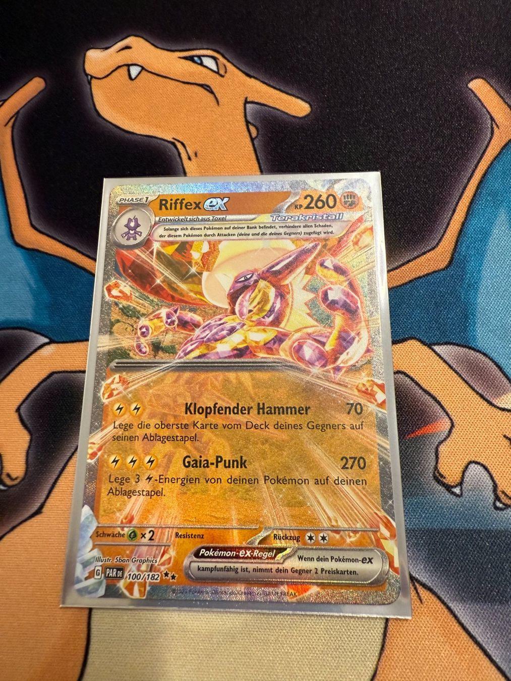 Pokémon Sammelbilder & Trading cards: Riffex ex (PAR 100) - Paradoxrift – Neu (gemäss Beschreibung) aus Bülach von Pfrenzel