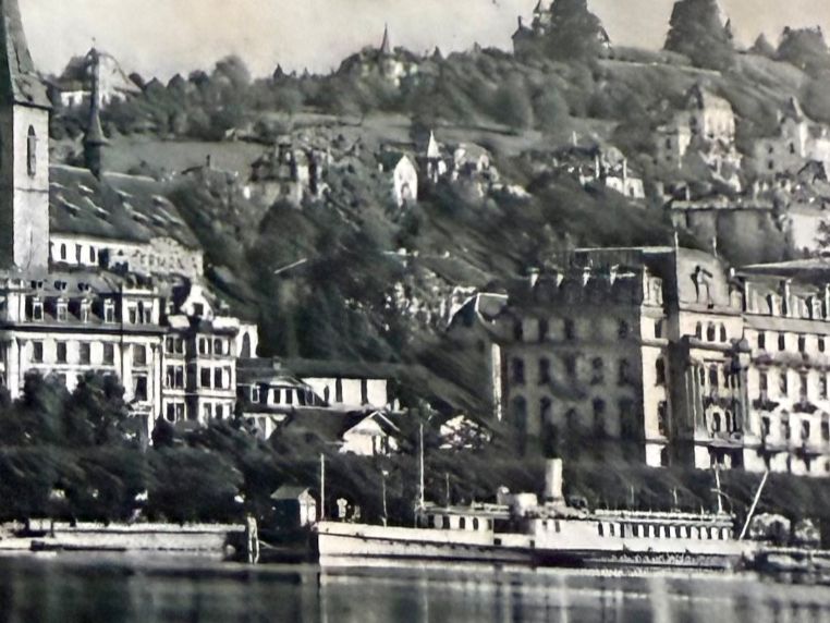Cartoline postali: Luzern - Dampfschiff 1909 – Usato da Lutry venduto da Ediego 2