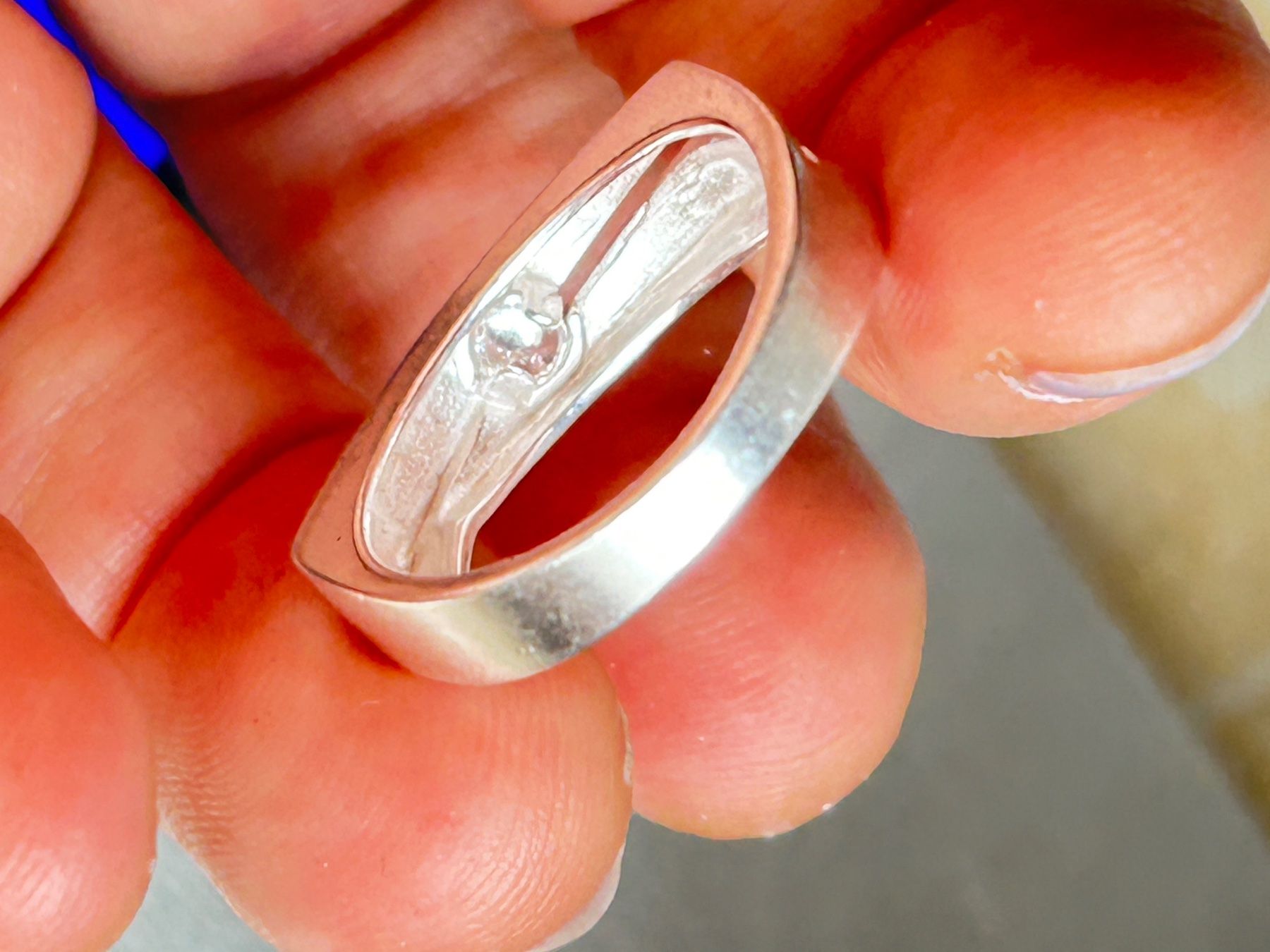 Bagues: Silber Ring mit Zirkonia "CLASSICO" – D'occasion à Laufen par Bellebellezza 4