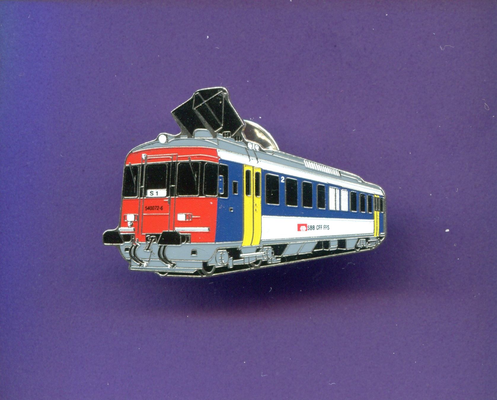 SBB/CFF/FFS Placchette & Badge: Schmid-Müller  RBe 4/4  Lim.1750 – Usato da Winterthur venduto da Sammleroase