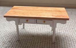 Küchentisch Cottage Holz mit Schubladen u Handtuchhalter
