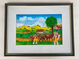 schönes Appenzeller Alpaufzug Bild von Fritz Aebersold