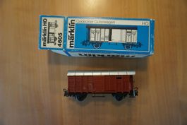 Märklin 4605 HO≈ gedeckter Güterwagen ;  zu Faller & HAG