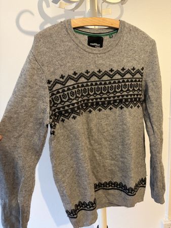 Pullover Maddison grau Wolle Kaschmir Grösse S