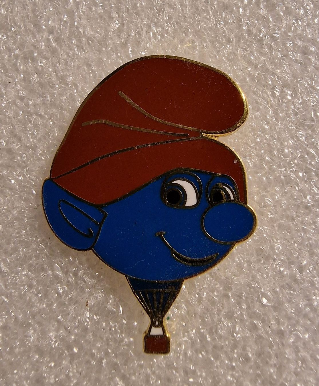 Placchette & Badge: Ballon Pin Sonderform Schlumpf – Usato da Härkingen venduto da specialshapes