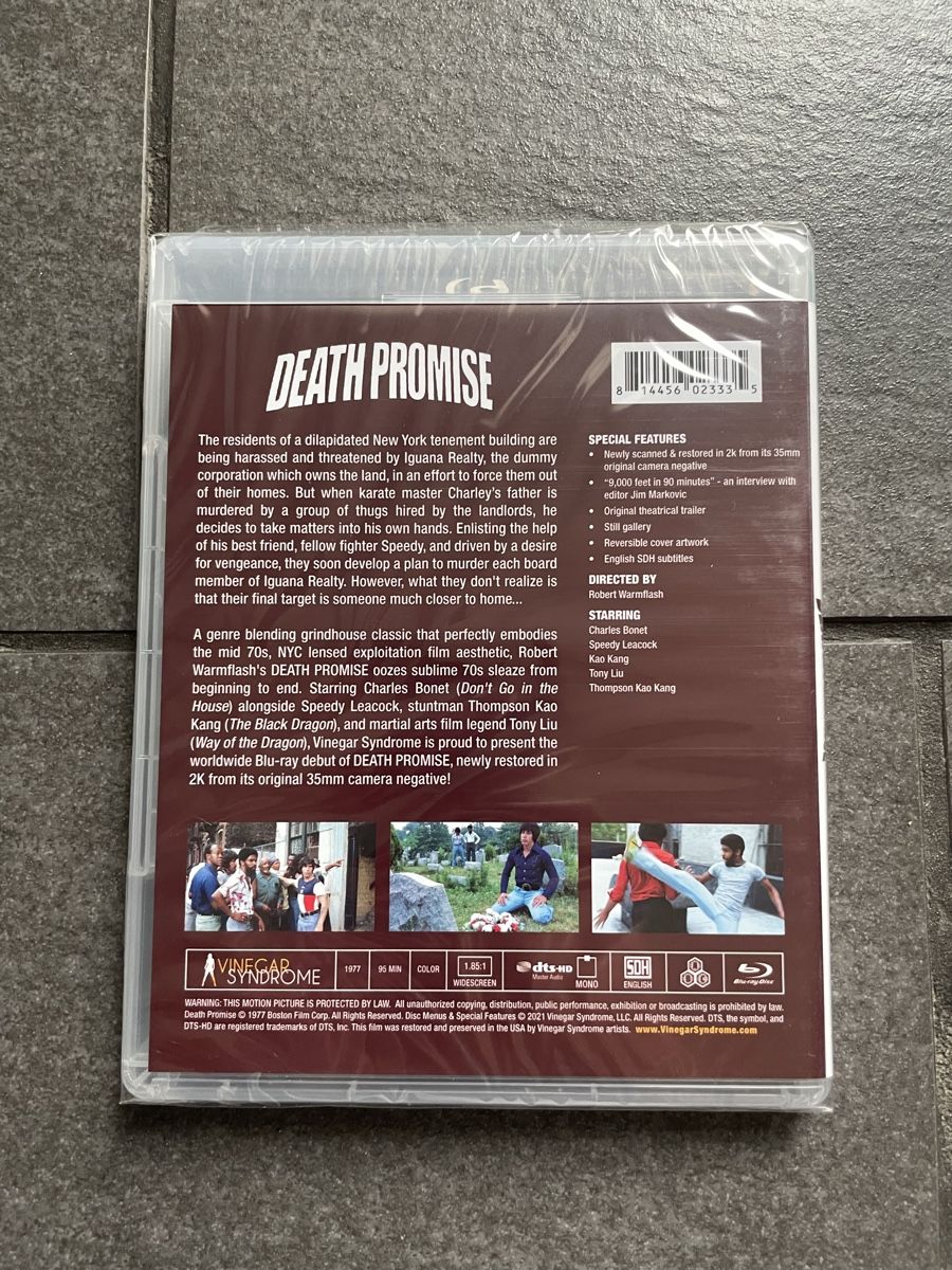 Alle DVDs: Death Promise Blu-Ray Vinegar Syndrome – Neu (gemäss Beschreibung) aus Zürich von cENS0R 3