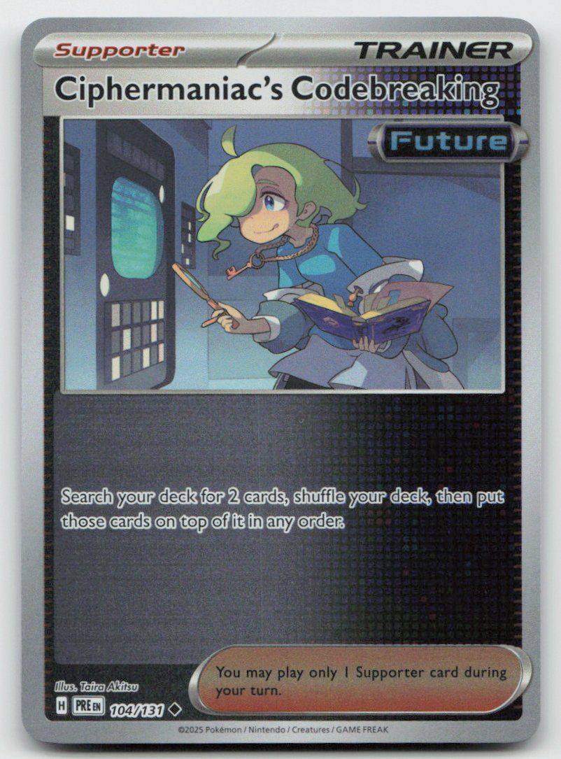 Pokémon Carte collezionabili: Pokemon Ciphermaniac's Codebreaki Reverse 104/131 PRE EN – Usato da Lugano venduto da VlaseCard
