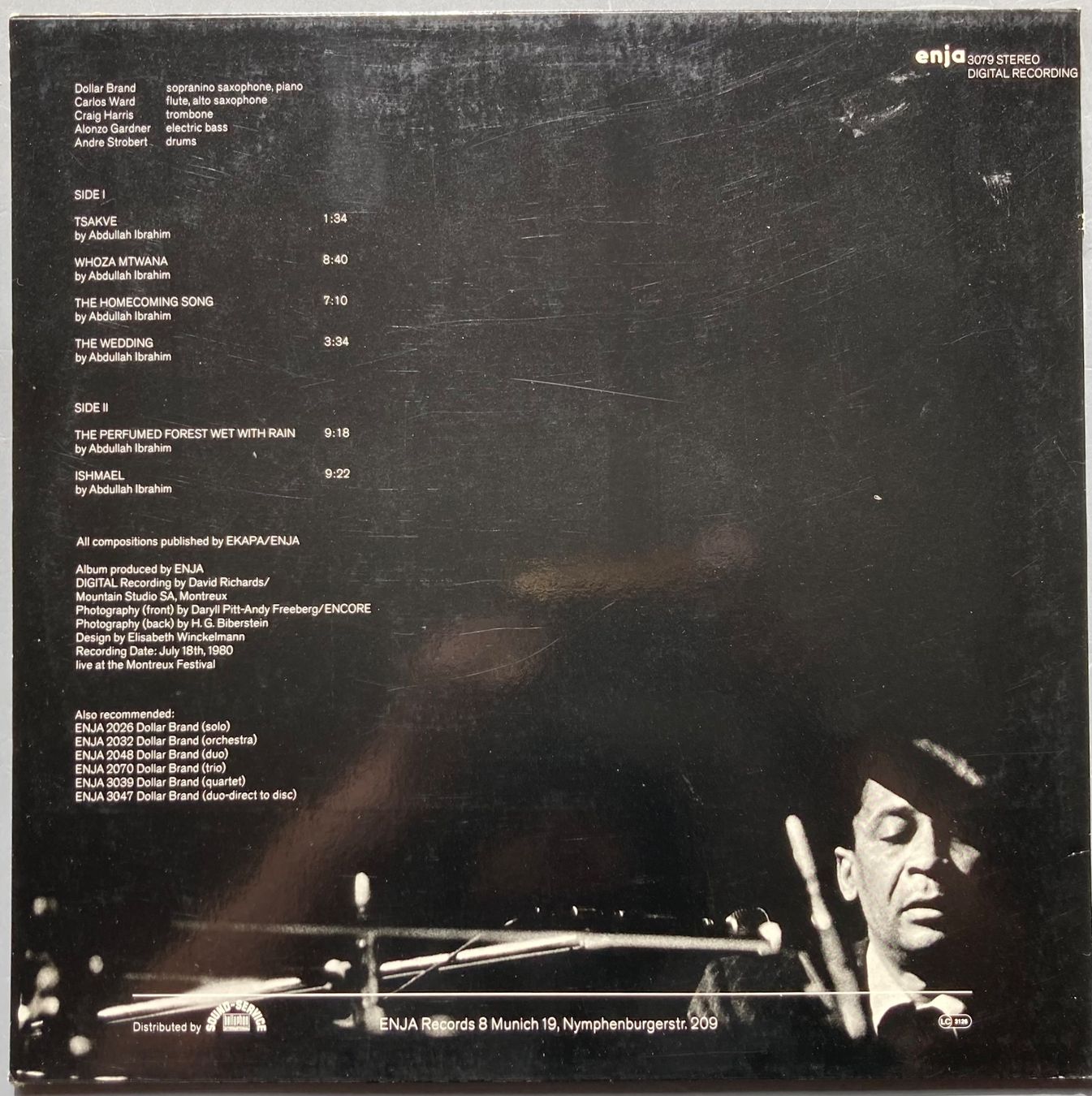 Dischi in vinile: DOLLAR BRAND - AT MONTREUX – Usato da Poliez-Pittet venduto da Newtown-Records 1