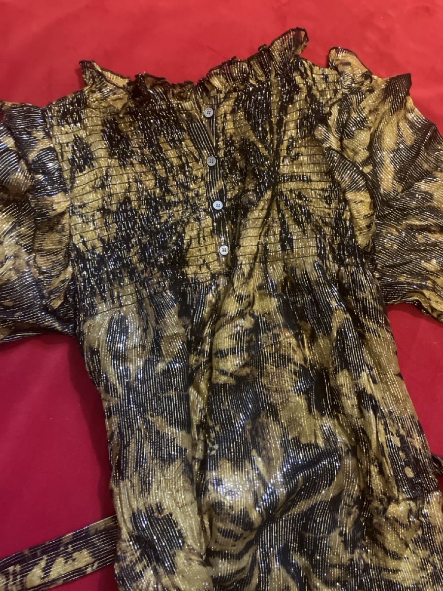 Kleider: Kleid mit Leopardenmuster und Glitzerfäden Grösse S – Neu (gemäss Beschreibung) aus Muralto von jac_hkz5 1