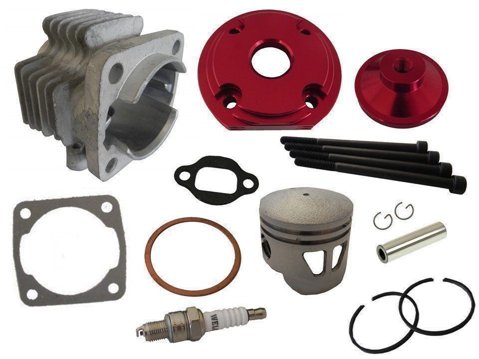 Mini Bikes: TUNING Zylinder Rennsatz BIG-BORE - Rot – Neu und originalverpackt aus Zuchwil von Funsportshop