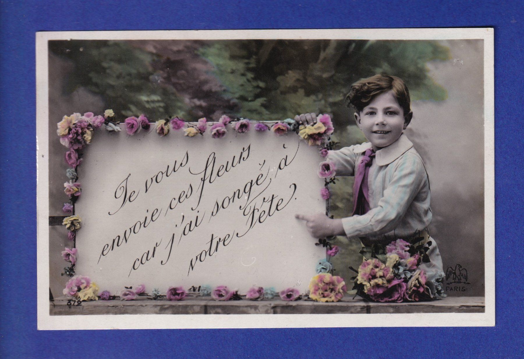 Cartoline postali: ENFANT - Jeune garçon – Usato da Pully venduto da nicecards-shop