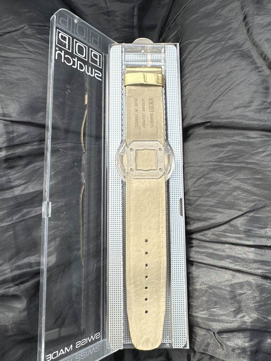 Swatch Orologi: Swatch Pop Uhr Gold mit Originalverpackung – Usato da St. Gallen venduto da mai_gd7k 3