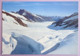 Jungfraujoch 3454 m, Blick auf Aletschgletscher