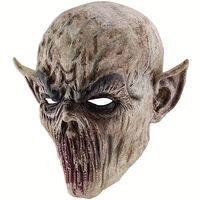 Horror Maske Goblin Zombie mit Elfenohren, Latex, neu