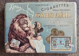 KYRIAZI FRERES Cigarettes Blechdose Zigaretten Pub Vintage