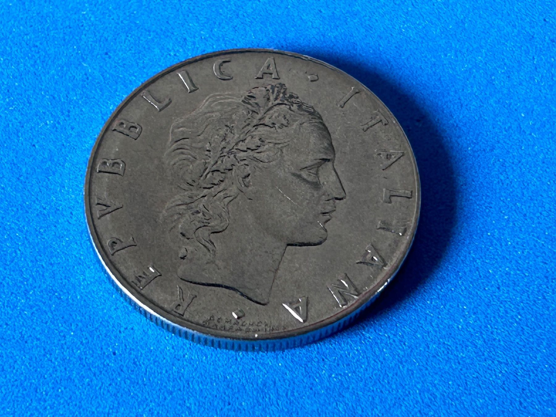 Alle Münzen: Italy - 50 Lire 1968 – Gebraucht aus Corcelles NE von AJKader 3