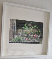 Photo originale de fleurs encadrée
