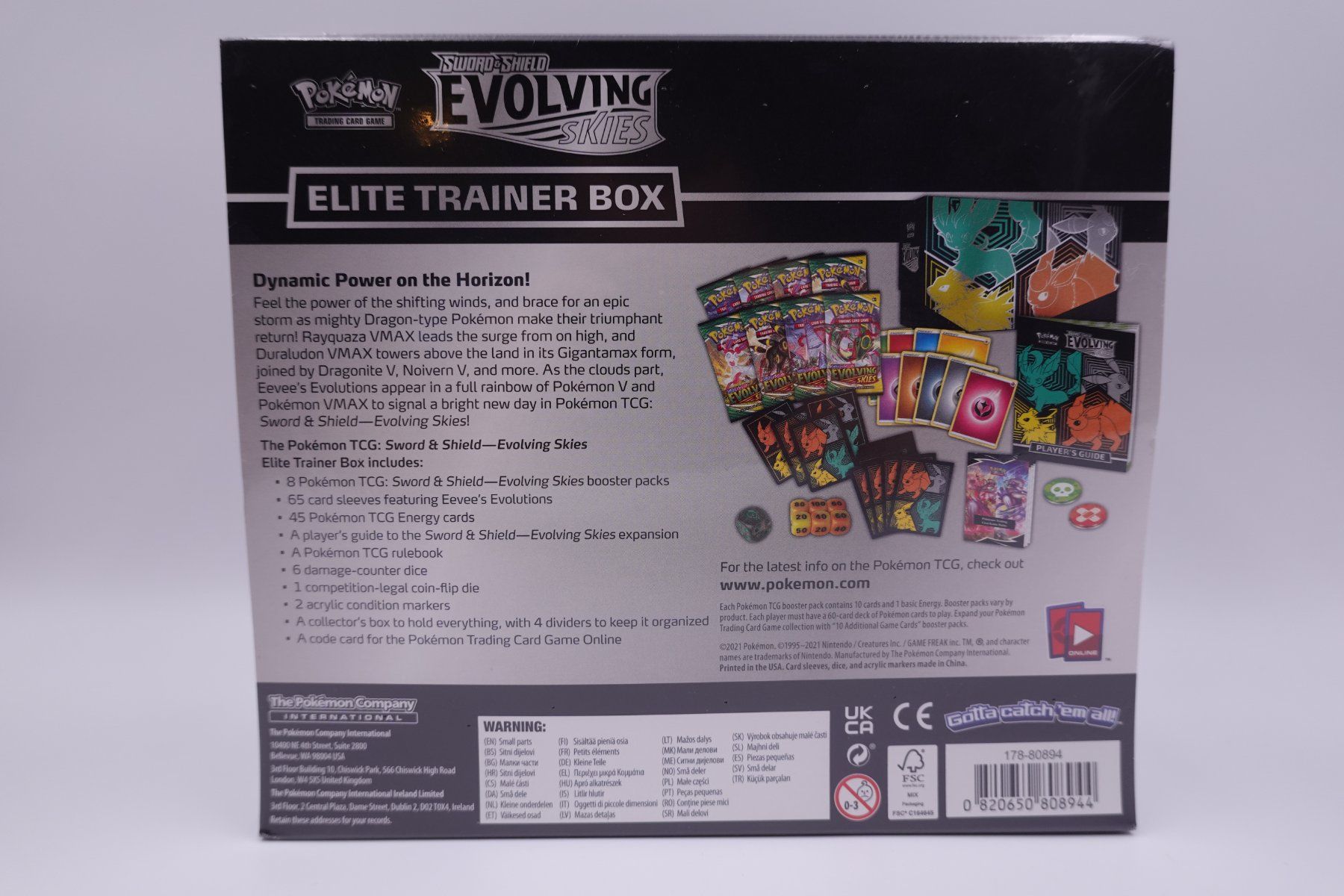 Pokémon Carte collezionabili: Pokemon Sword & Shield: Evolving Skies Elite Trainer Boxen – Nuovo e nell'imballaggio originale da Herisau venduto da ZelliZone 3