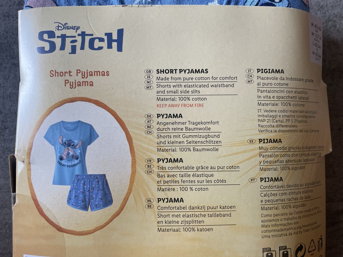 Disney Negligees & Pigiami: Stitch pyjama femme taille M – Nuovo e nell'imballaggio originale da Fully venduto da thg_dcv9 1