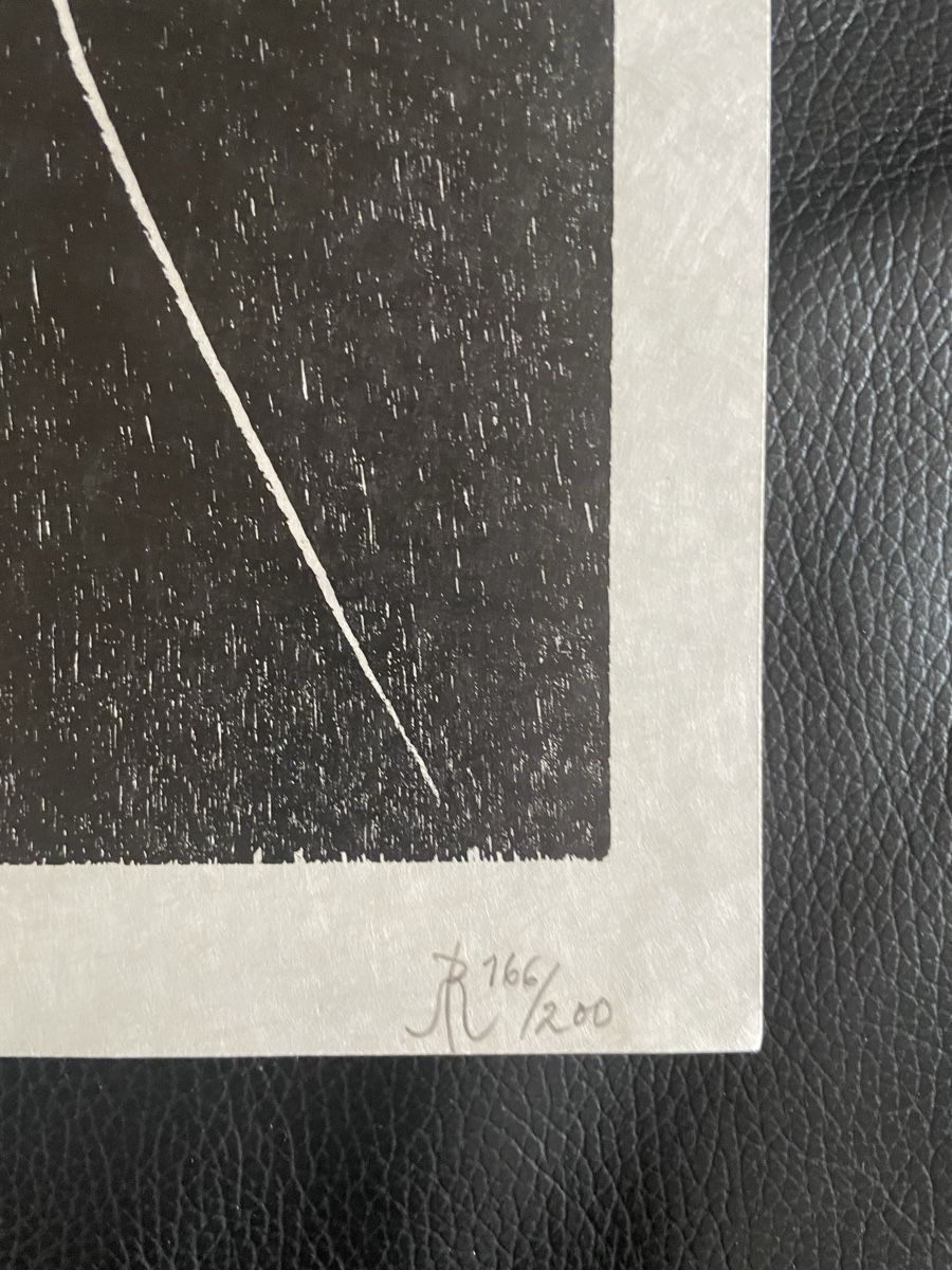 Xilografie: Holzschnitt Robert Müller (1920-2003) – Usato da Basel venduto da Zaggig 1