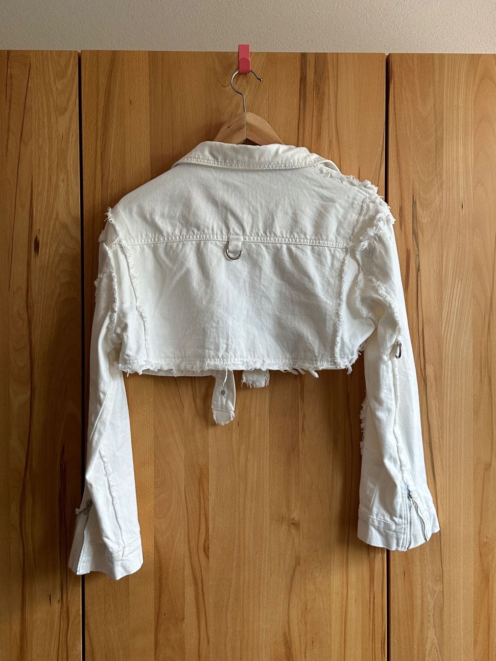 Giacche: Jeansjacke Cropped Weiss Damen – Usato da Schlieren venduto da car_2bwb 2