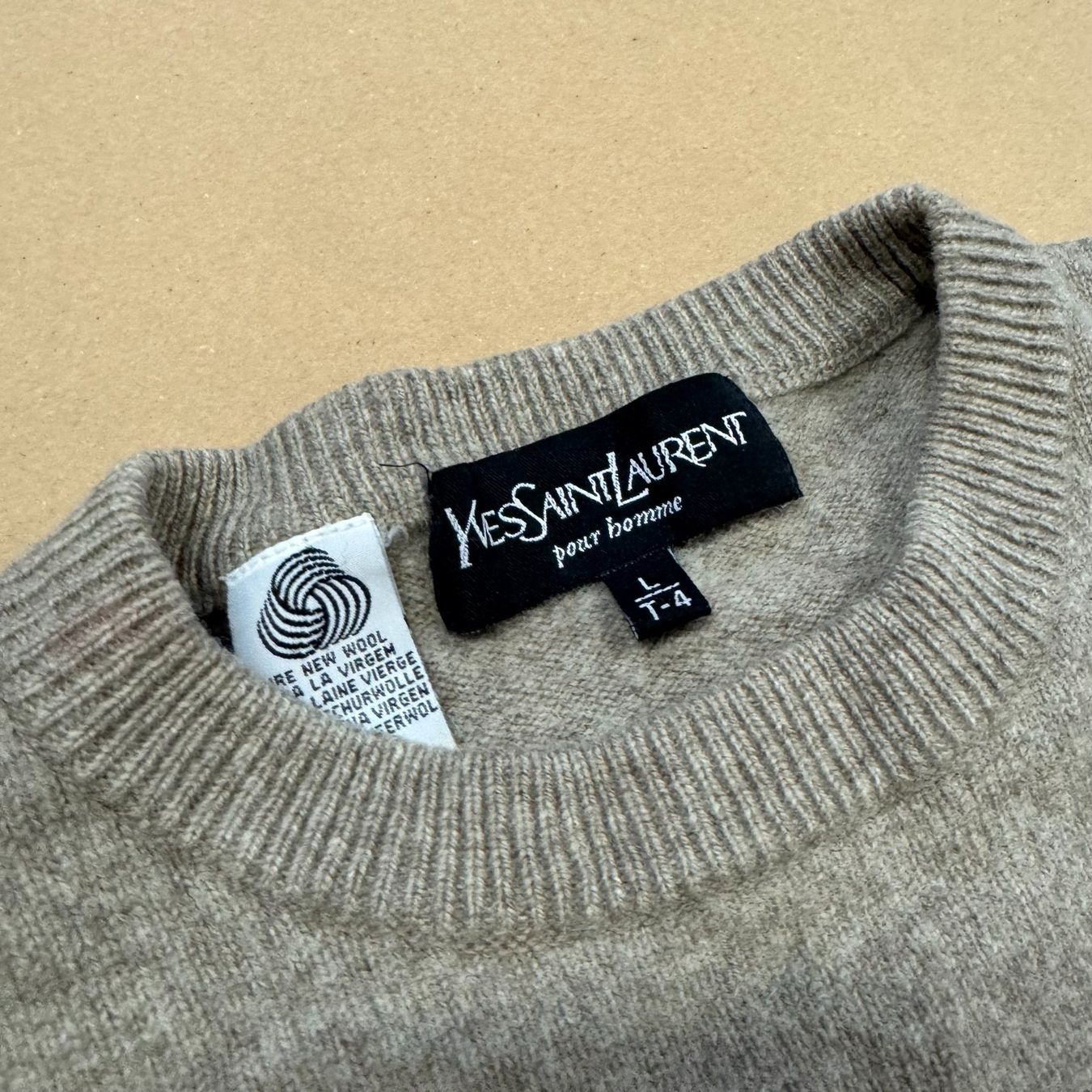 Saint Laurent Maglioni & Felpe: Yves Saint Laurent vintage wool sweatshirt 90s pull authenti – Usato da St. Gallen venduto da sourced_limited 1