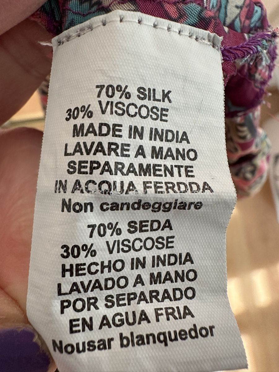 Vestiti: Wunderschönes Sommerkleid aus Seide – Usato da Adliswil venduto da Csw 3