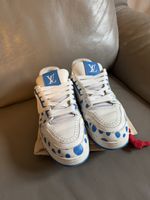 Trainer Louis Vuitton x Yayoi Kusama, blanc et bleu