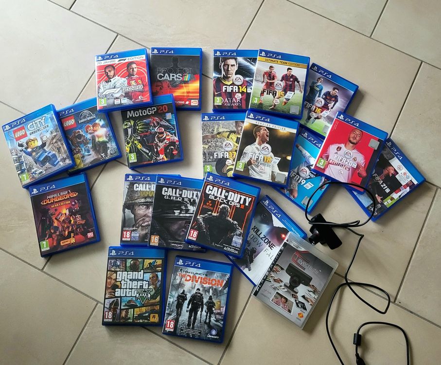 PS4 Games (20 Stk) + PlayStation Eye Kaufen auf Ricardo