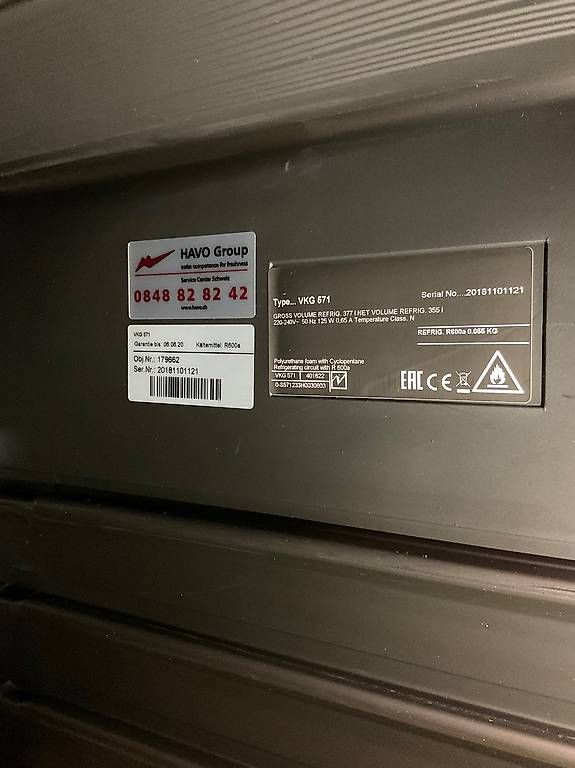 Frigoriferi: Weinkühlschrank Gastro HAVO Neu – Usato da Burgdorf venduto da dkwhummel 3