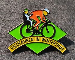 Q300B - Pin Velofahren in Winterthur Velo Bike Fahrrad