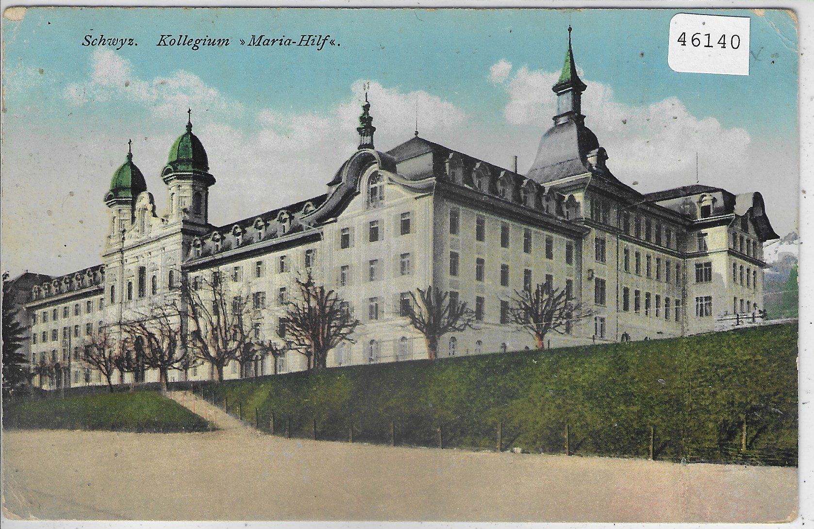 Cartoline postali: Schwyz - Kollegium "Maria-Hilf" – Usato da Ettingen venduto da Kartenplanet