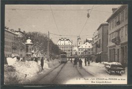 Carte P ( La Chaux-de-Fonds en Hiver )