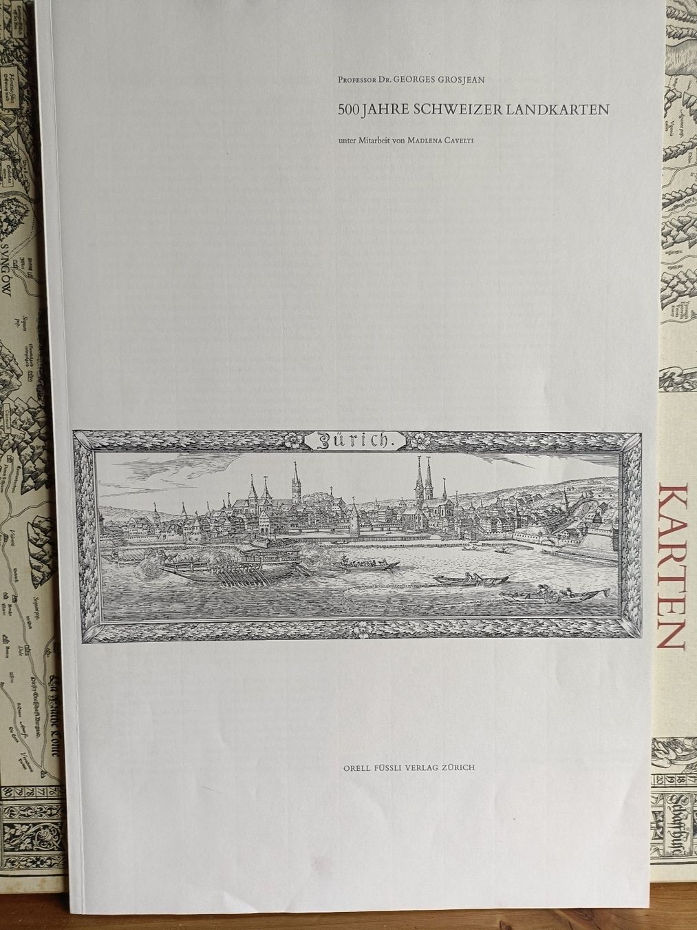 Landkarten & Atlanten: Kunstmappe 500 Jahre Schweizer Landkarte – Gebraucht aus Embrach von Illingen13 9