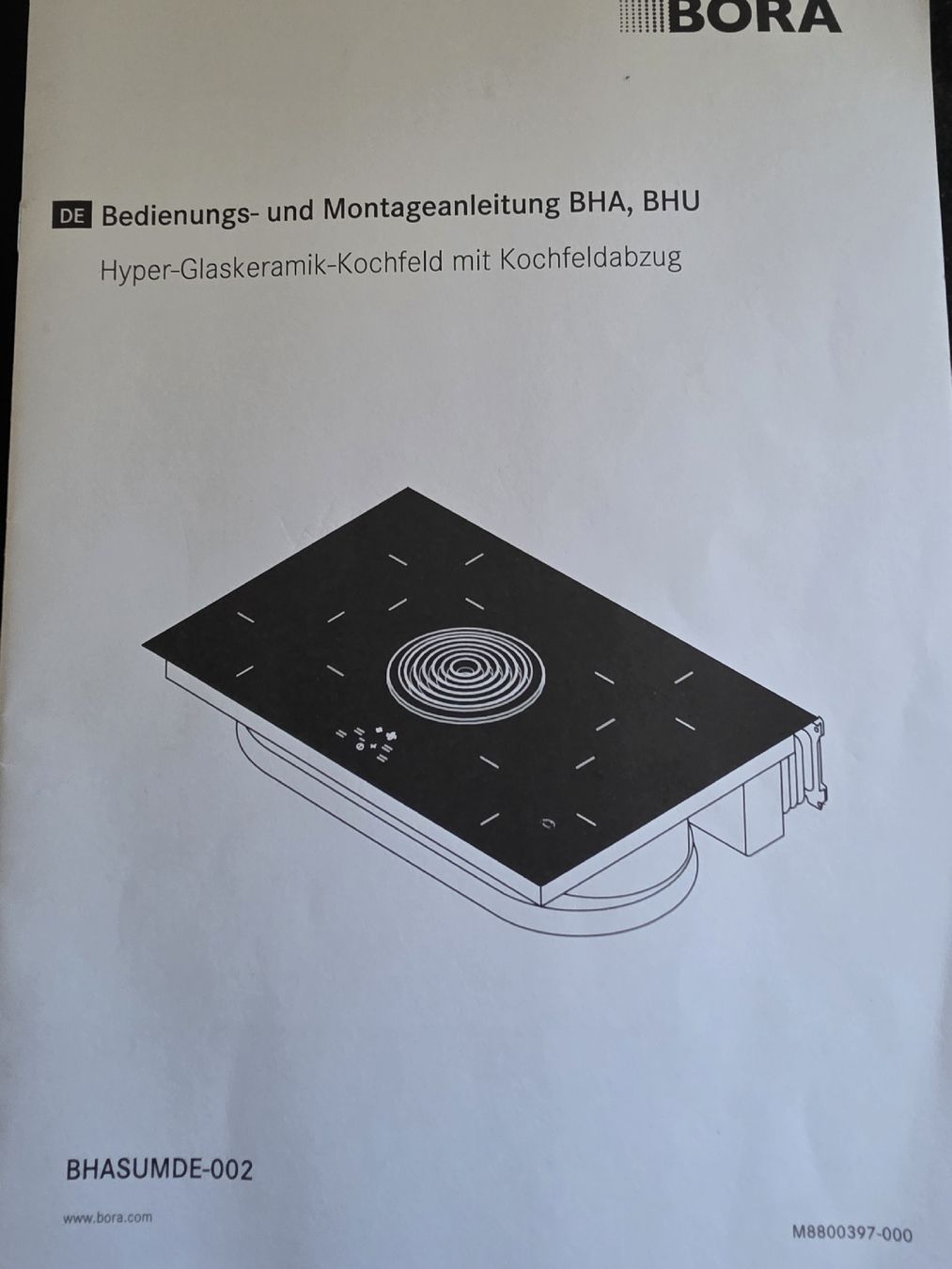 Cuisinières: Bora Basic Kochfeld BHA mit Abzug gebraucht/ inklusive Filte – D'occasion à Berikon par Rikhel 1