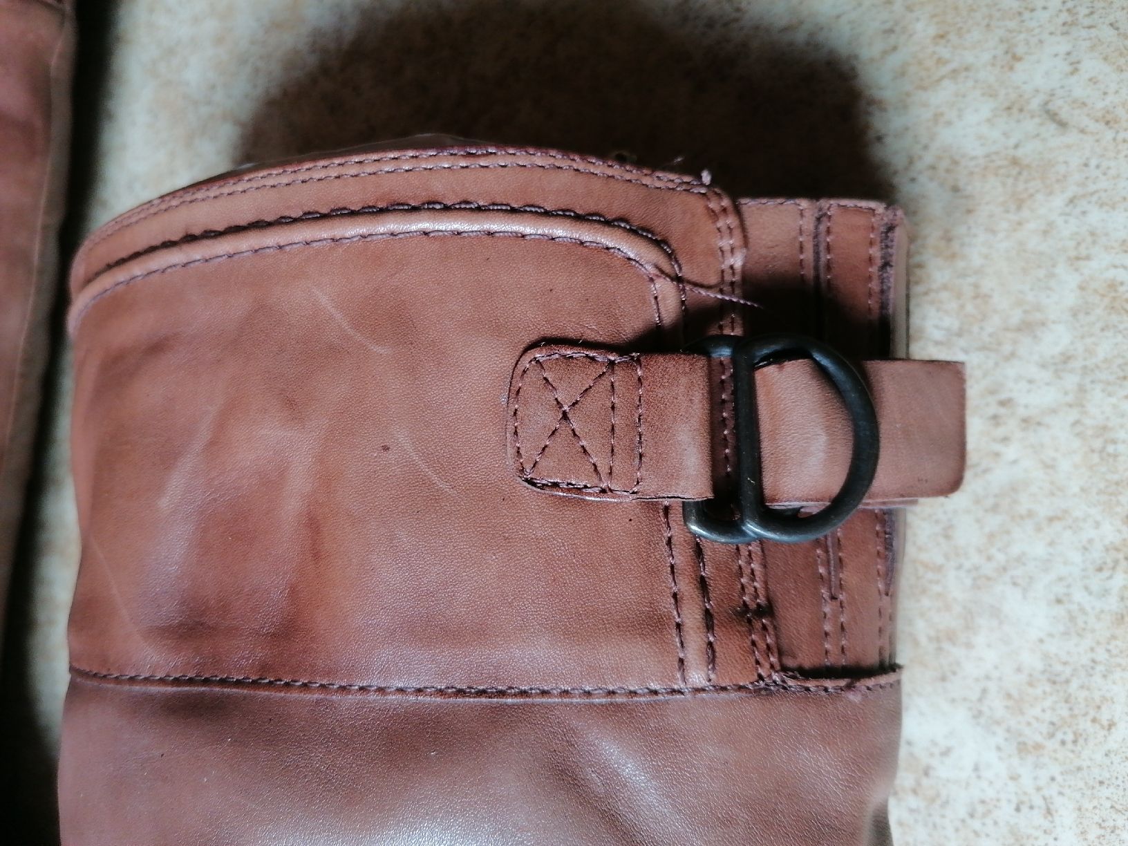 Scarpe da donna: Damenstiefel braun, echt Leder, Gr. 39 – Usato da Kaltacker venduto da Ddudi 3
