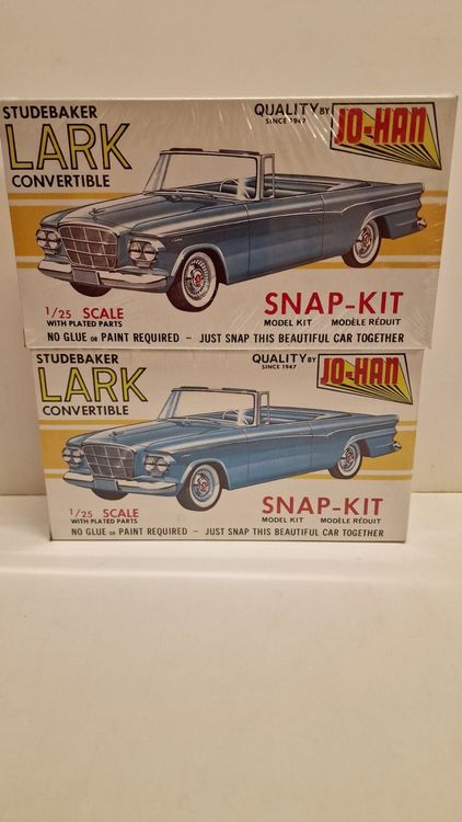 Maquette Jo-Han 1962 Studebaker Lark 3-Way – 1/25, Kit Avec Boîte, Vintage Neuf