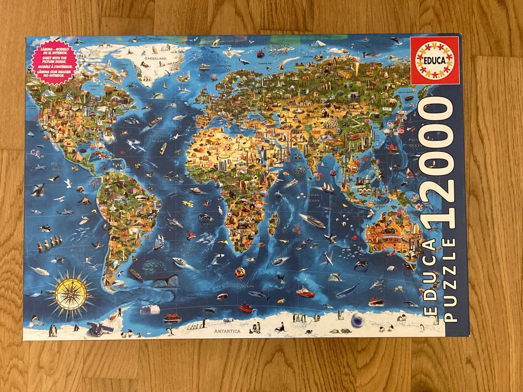Puzzle: Educa Puzzle 12000 Teile Welt – Nuovo (secondo la descrizione) da Kreuzlingen venduto da Pasba17