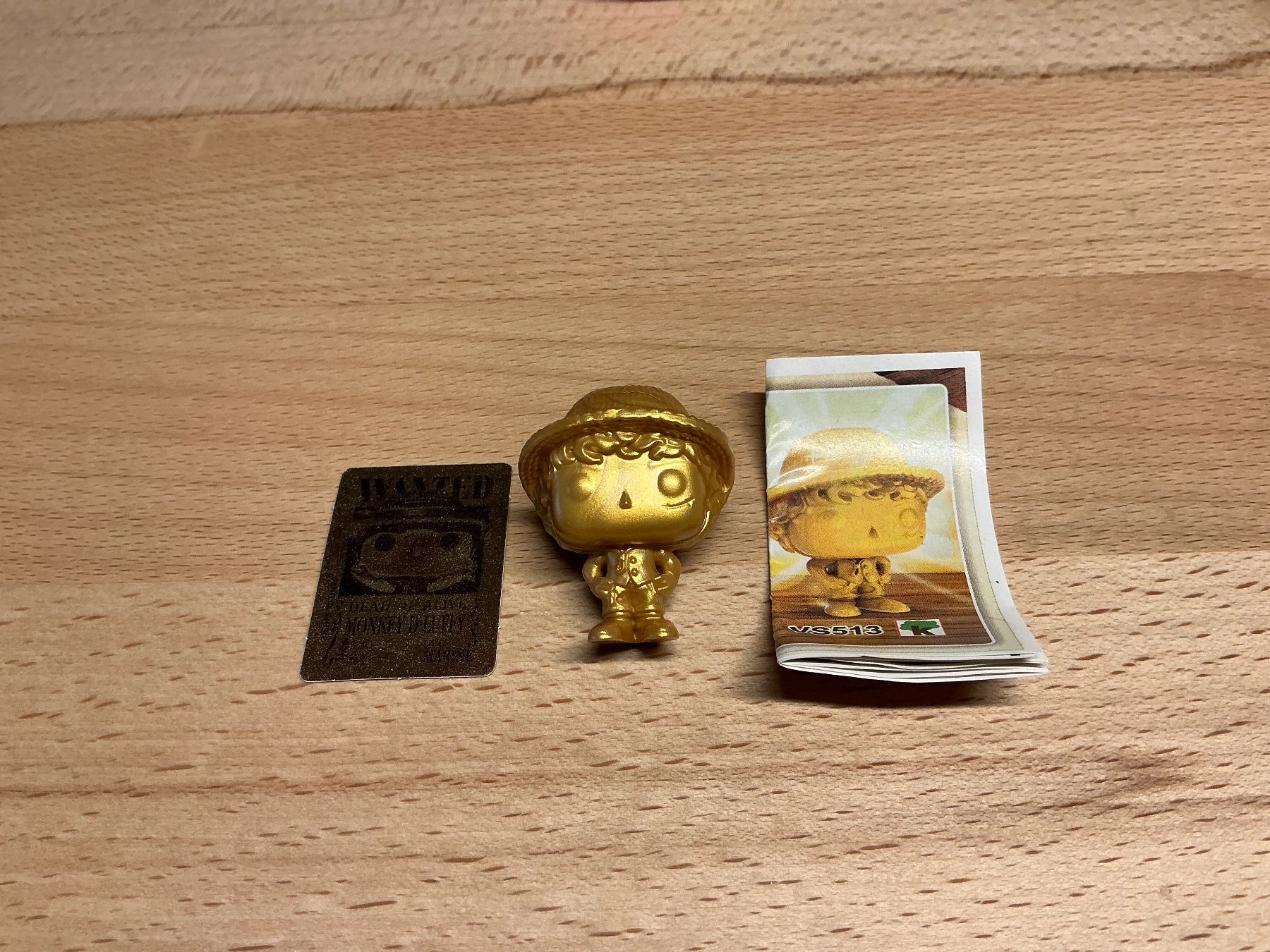 Funko Statuette: Kinder Joy One Piece - Gold Luffy – Usato da Sarmenstorf venduto da Snail83
