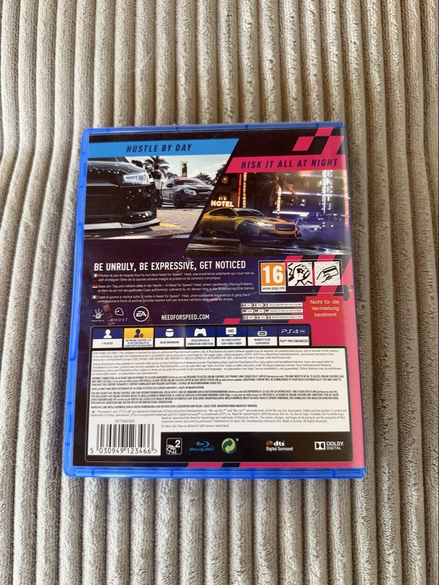 Sony Giochi: NFS Heat für PS4 – Usato da Recherswil venduto da luca_v 1