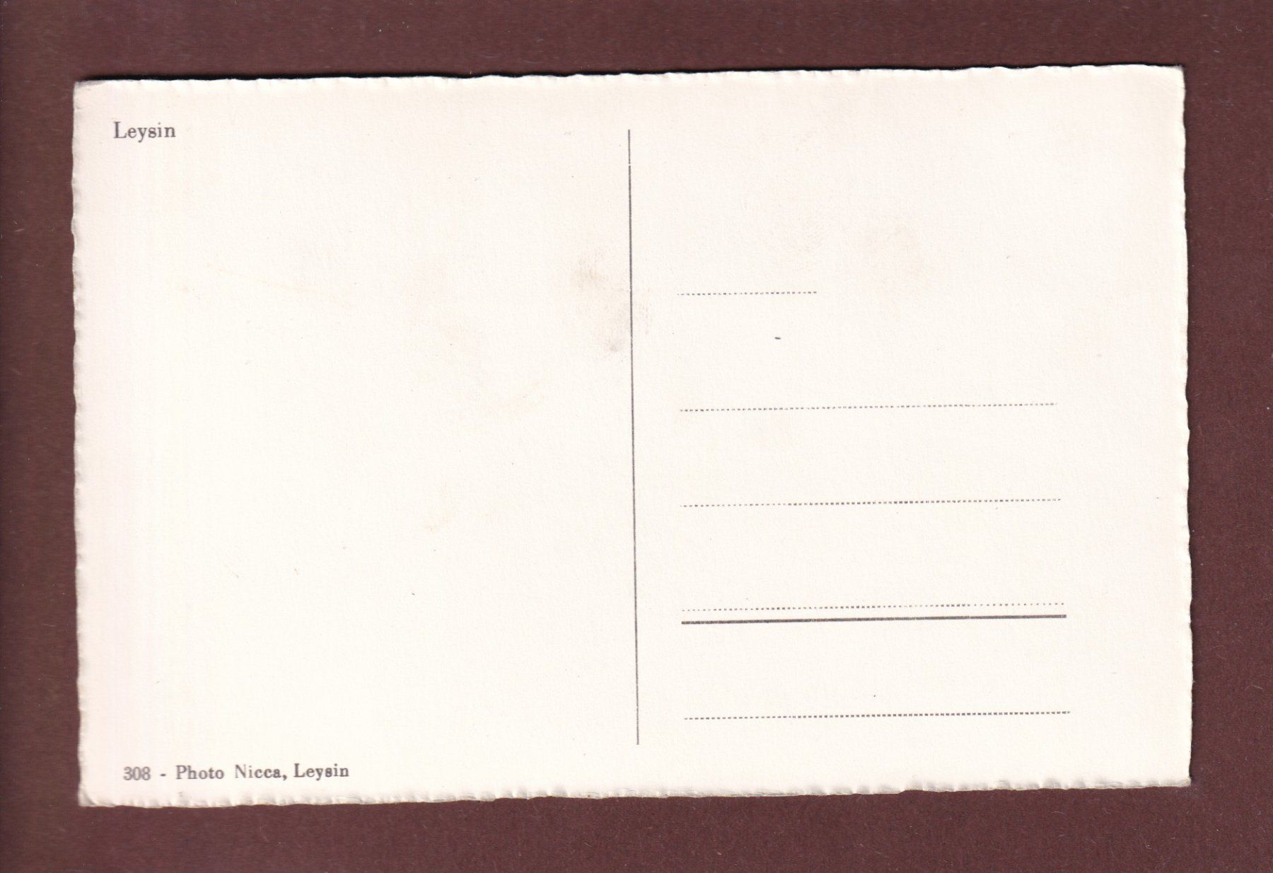 Cartoline postali: LEYSIN – Usato da Pully venduto da nicecards 1