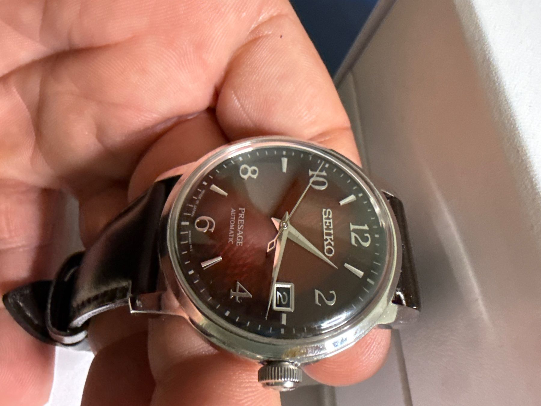 Seiko Uhren: Seiko Presage Automatic 38 mm Full Set Neuwertig – Gebraucht aus Pfeffingen von Allhandelklgwatches 1