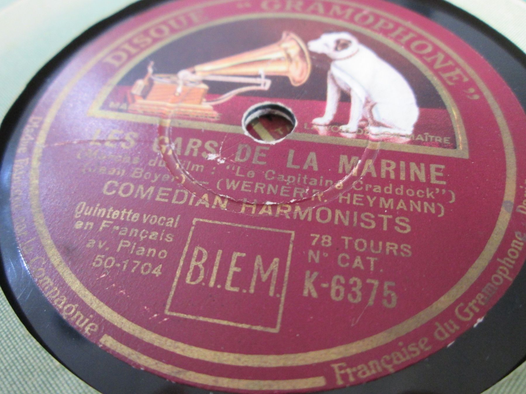 Schallplatten: DISQUES 78 TOURS – Gebraucht aus Lausanne von Leag 2