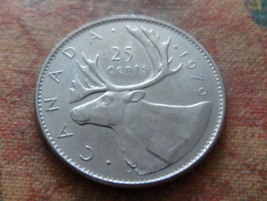Tutti le monete: CANADA  25  Cents  1979 – Usato da Romanel-sur-Lausanne venduto da Swift13